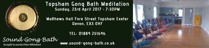 Topsham Gong Bath Meditation