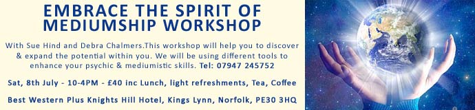 Embrace the Spirit of Mediumship Workshop Embrace the Spirit of Mediumship Workshop