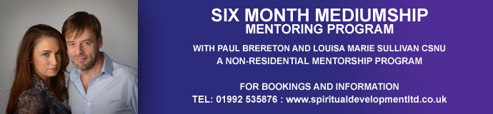 Six Month Mediumship Mentorship Program Six Month Mediumship Mentorship Program