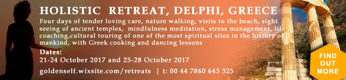 4 Day Holistic Retreat - Delphi Greece - 21st /24th October 4 Day Holistic Retreat - Delphi Greece - 21st /24th October