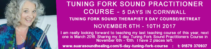 Tuning Fork Sound Practitioner Course - 5 Days CORNWALL