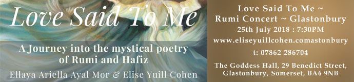 ‘Love Said To Me’ Rumi Concert ‘Love Said To Me’ Rumi Concert
