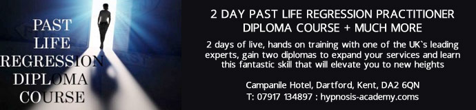 2 DAY PAST LIFE REGRESSION PRACTITIONER DIPLOMA COURSE + MUCH MORE 