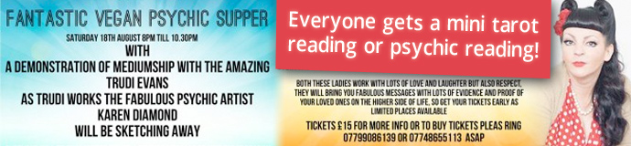 Vegan psychic supper Vegan psychic supper