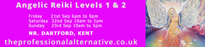 Angelic Reiki Levels 1 & 2 Dartford, Kent Angelic Reiki Levels 1 & 2 Dartford, Kent