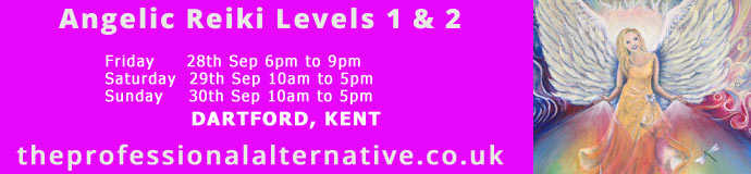 Angelic Reiki Levels 1 & 2 Dartford, Kent Angelic Reiki Levels 1 & 2 Dartford, Kent