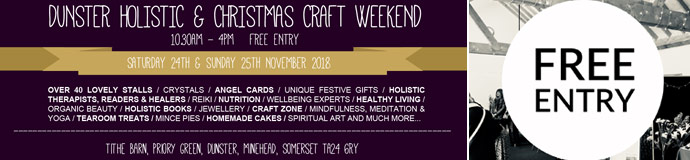 Dunster Holistic Weekend 2018 Dunster Holistic Weekend 2018