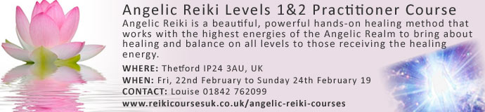 Angelic Reiki 1&2 Practitioner Course Thetford Angelic Reiki 1&2 Practitioner Course Thetford