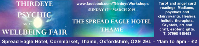 Thame Psychic & Wellbeing Fair Thame Psychic & Wellbeing Fair