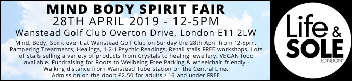 Mind Body Spirit Fair 28th April 2019