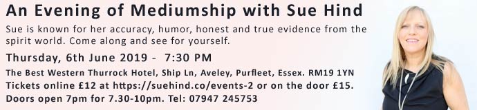 An Evening of Mediumship with Sue Hind