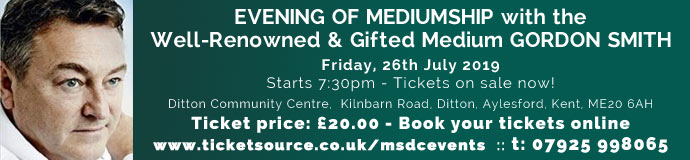 EVENING OF MEDIUMSHIP with the Well-Renowned & Gifted Medium