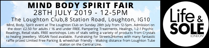 Mind Body Spirit Fair 28th July 2019 £2.50 Entrance pay on door