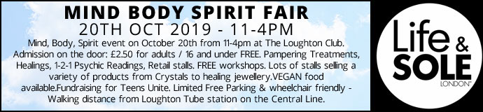 Mind Body Spirit Fair 20th Oct 2019 £2.50 Entrance pay on day