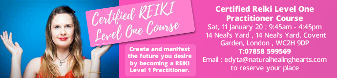 Certified Reiki Level One Practitioner Course  