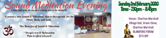 Gong Bath (Sound Meditation Evening)  - BLANDFORD 