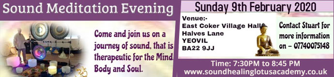 Gong Bath (Sound Meditation Evening) - YEOVIL Gong Bath (Sound Meditation Evening) - YEOVIL