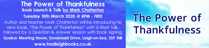 The Power of Thankfulness - Book Launch & Talk - Leigh-on-Sea