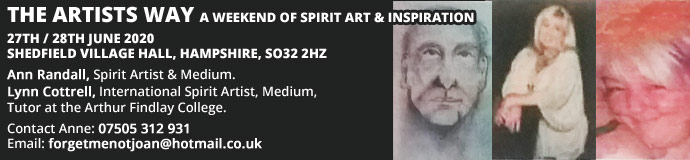 THE ARTISTS WAY - A weekend of Spirit Art and Inspiration THE ARTISTS WAY - A weekend of Spirit Art and Inspiration