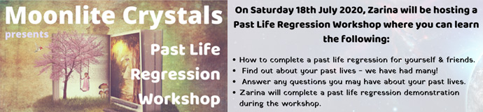 Past Life Regression Workshop - Sat. 18th July 2020