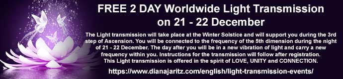 FREE 2 DAY worldwide Light Transmission on 21 - 22 December FREE 2 DAY worldwide Light Transmission on 21 - 22 December